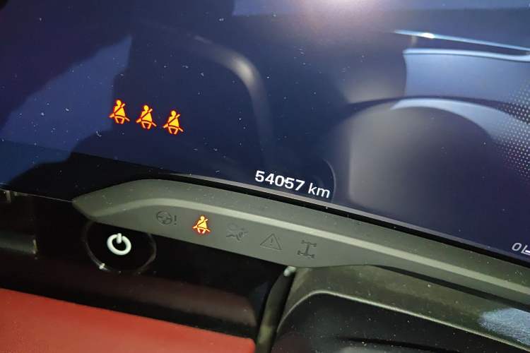 Used Porsche Taycan 2020 Taycan Odometer Close Up