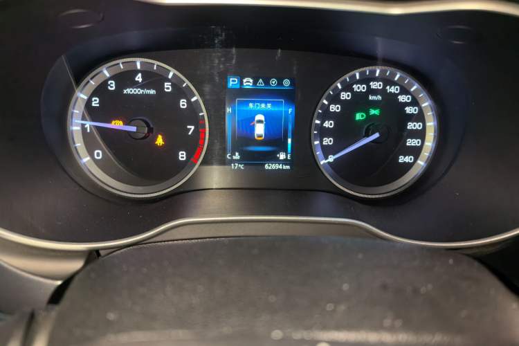 Used CHANGAN Eado 2019 Blue Whale Edition 280T GDI DCT High-Speed Model Odometer Close Up