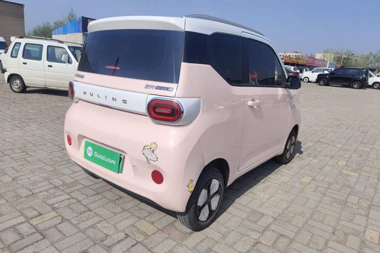 Used Wuling Hongguang MINIEV 2024 3rd Generation 215km Advanced Version Rear Right 45 Deg