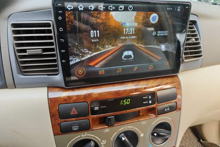 Used Toyota Corolla EX 2011 1.6L Automatic Classic Edition Audio And AC Panel