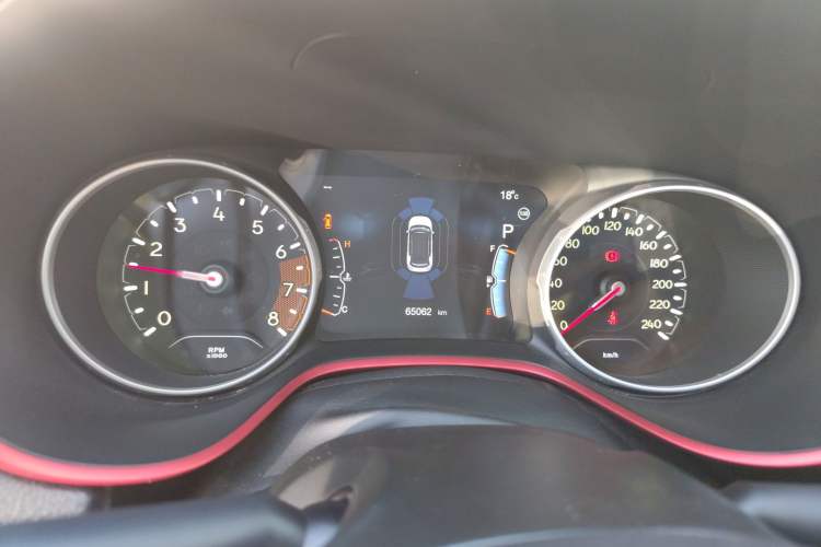 Used Jeep Compass 2017 200TS Automatic High-Performance All-Wheel Drive Edition Instrument Cluster