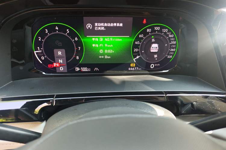 Used Volkswagen Teramont 2024 380TSI Four-Wheel Drive Prestige Luxury Edition Odometer Close Up