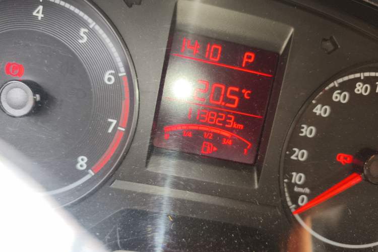 Used Volkswagen Santana 2019 1.5L Automatic Fashion Edition China VI Odometer Close Up