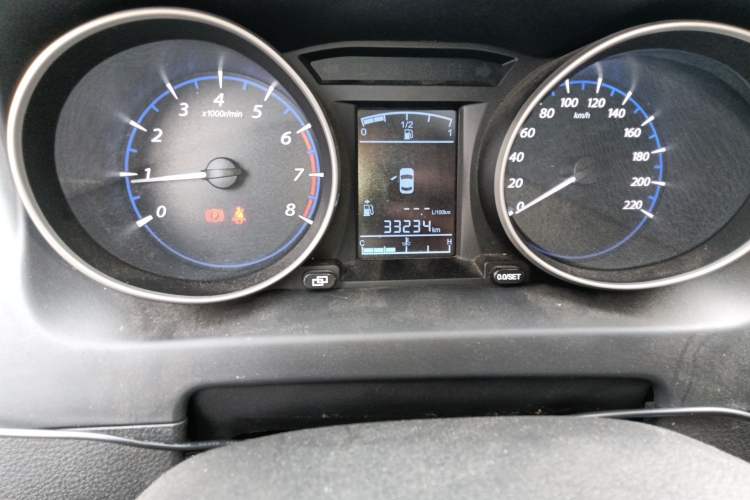 Used FORTHING Joyear X5 2015 1.6L Manual Luxury Model Odometer Close Up