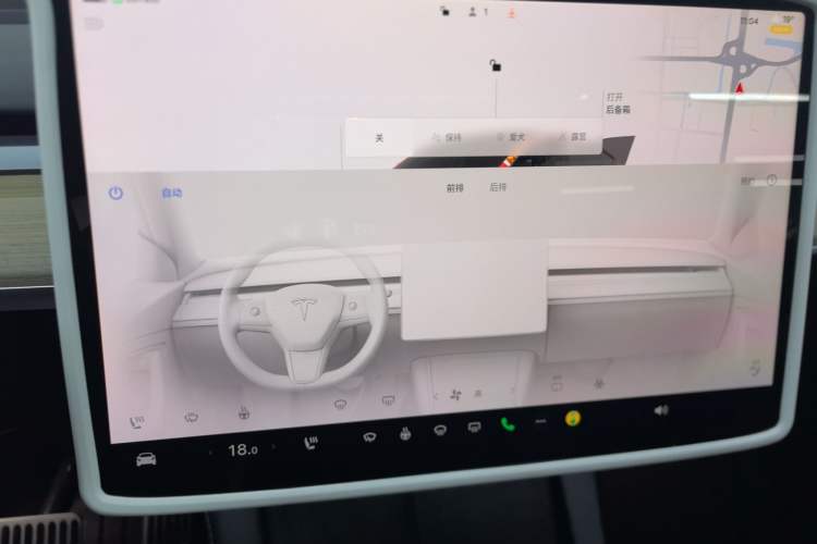 Used Tesla Model Y 2022 Revised Version Rear-Wheel Drive Audio And AC Panel