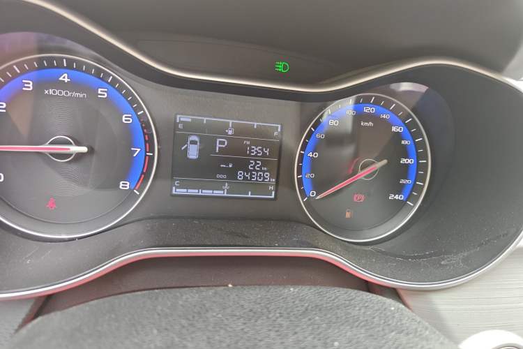 Used Geely Auto Vision 2018 1.5L Automatic Happiness Edition Odometer Close Up