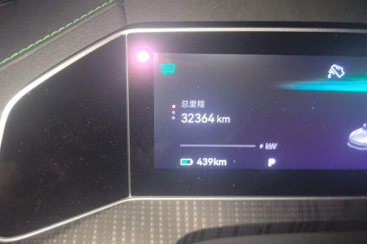 Used Zeekr 001 2023 WE Edition 100 kWh Odometer Close Up