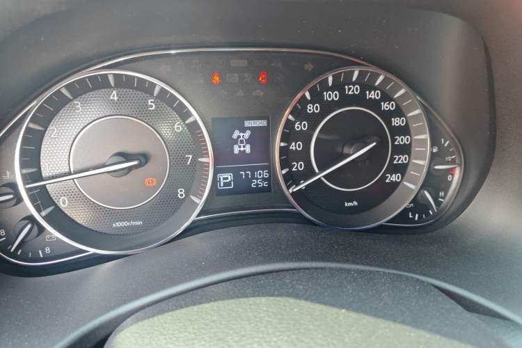 Used Nissan Patrol 2018 4.0L LinkedIn Edition Odometer Close Up