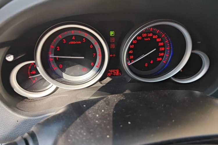 Used Mazda 6 2010 2.0L Automatic Luxury Edition Odometer Close Up