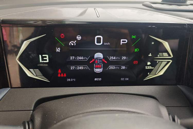 Used GAC Trumpchi GS3 2023 Shadow Speed 270T R-STYLE Edition Instrument Cluster