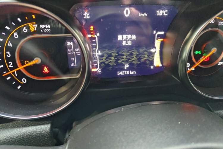 Used Jeep Gladiator 2022 3.6L Pioneer Edition Odometer Close Up