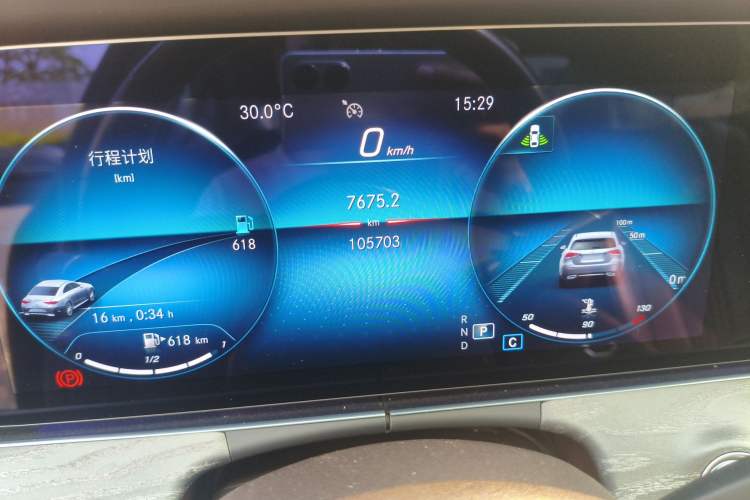 Used Mercedes-Benz CLS 2021 CLS 300 Sport Edition Odometer Close Up