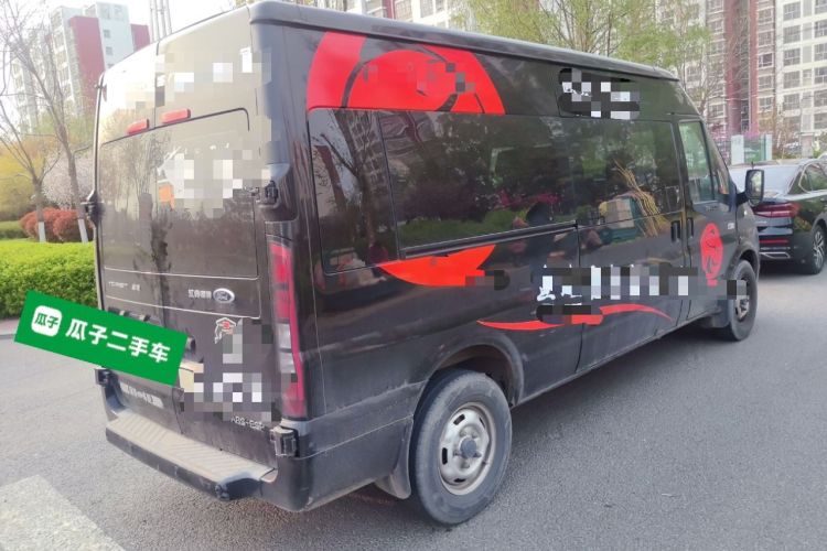 Used Ford Transit Custom 2021 2.2T Automatic Logistics Vehicle Pro Long Wheelbase 7 Seats Mid-Roof China VI Standard
