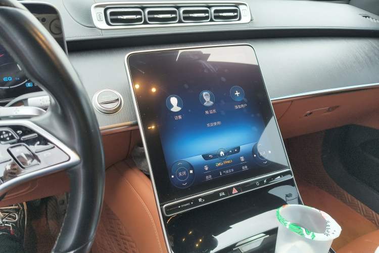 Used Mercedes-Benz S-Class 2021 S 400 L Business Model Audio And AC Panel