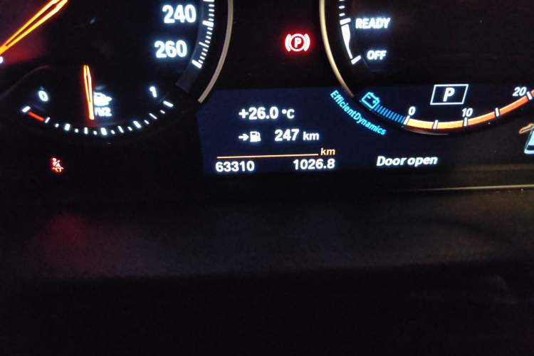 Used BMW 1 Series 2022 120i M Sport Edition Odometer Close Up