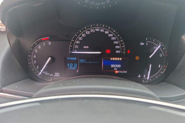 Used Cadillac ATS-L 2017 28T Tech Edition Odometer Close Up