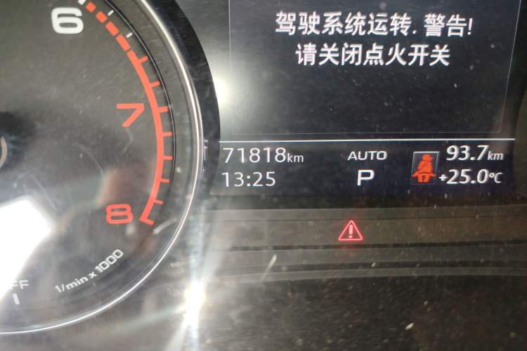 Used Audi A4L 2018 30th Anniversary Edition 40 TFSI Trendy Model Odometer Close Up