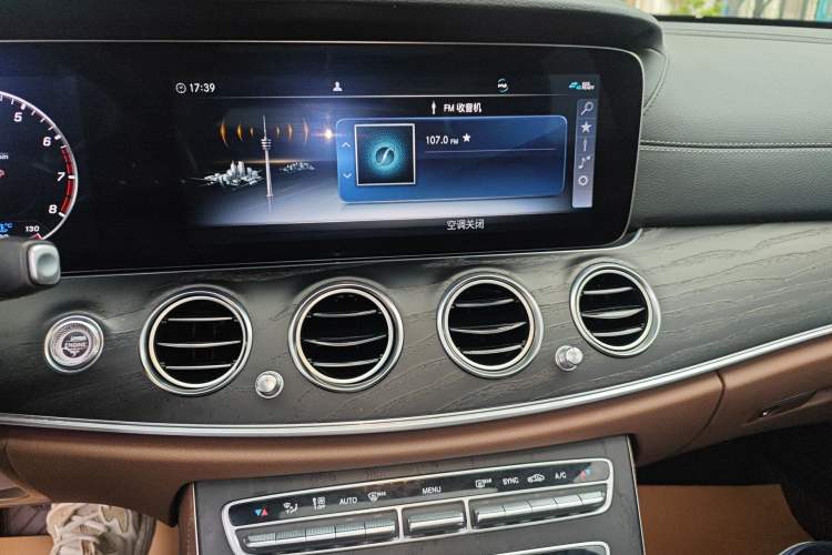 Used Mercedes-Benz E-Class 2020 E 300 L Sporty and Stylish Model Audio And AC Panel