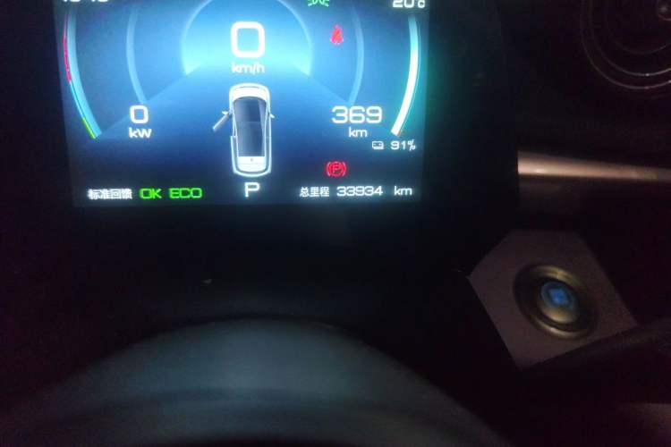 Used BYD Dolphin 2021 405 km Fashion Edition Odometer Close Up