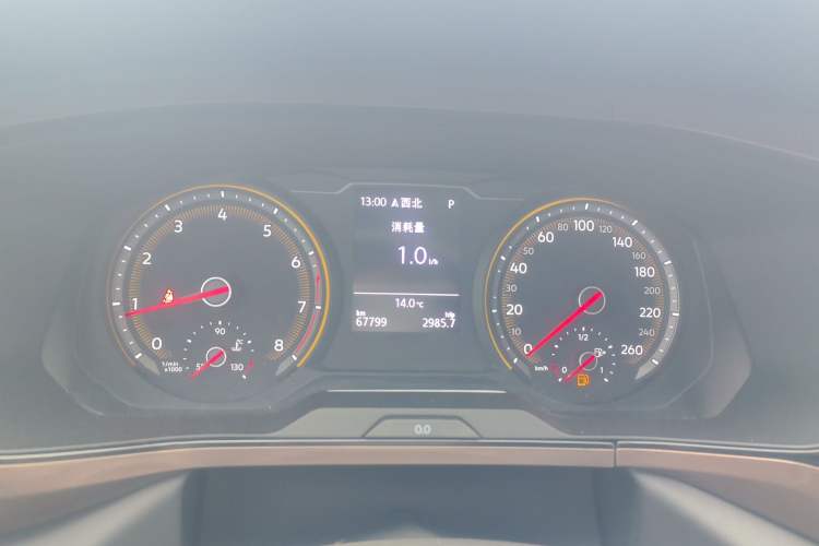 Used Volkswagen Tharu 2019 280TSI Two-Wheel Drive Luxury Version China VI Standard Instrument Cluster