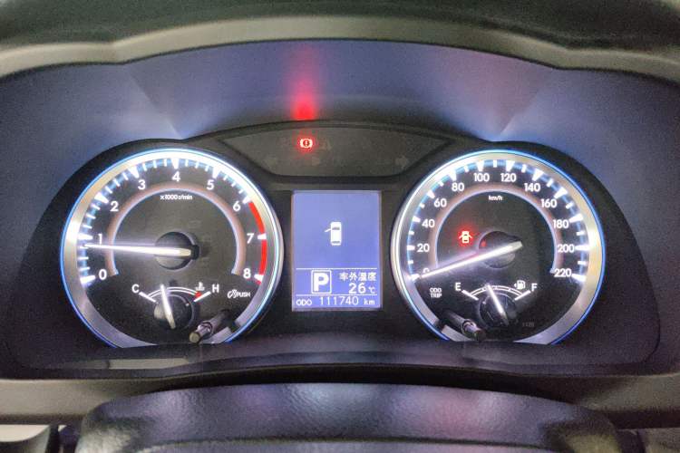 Used Toyota Highlander 2015 2.0T Four-Wheel Drive Luxury Edition 7-Seater Instrument Cluster