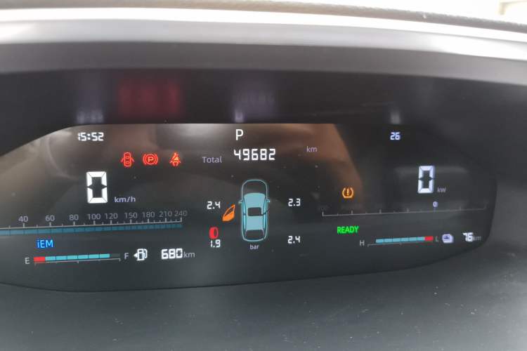 Used CHANGAN NEVO Q05 2023 125 Air Odometer Close Up