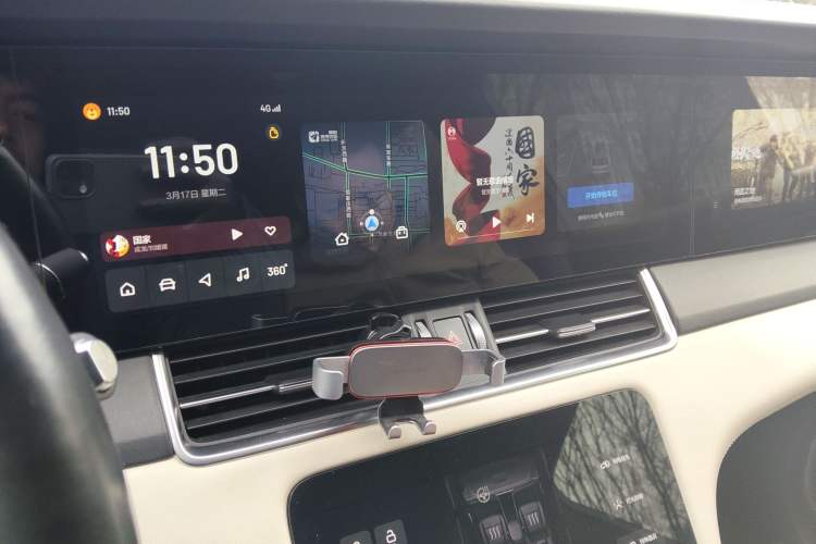 Used Li Auto ONE 2021 Extended-Range 6-Seater Version Audio And AC Panel