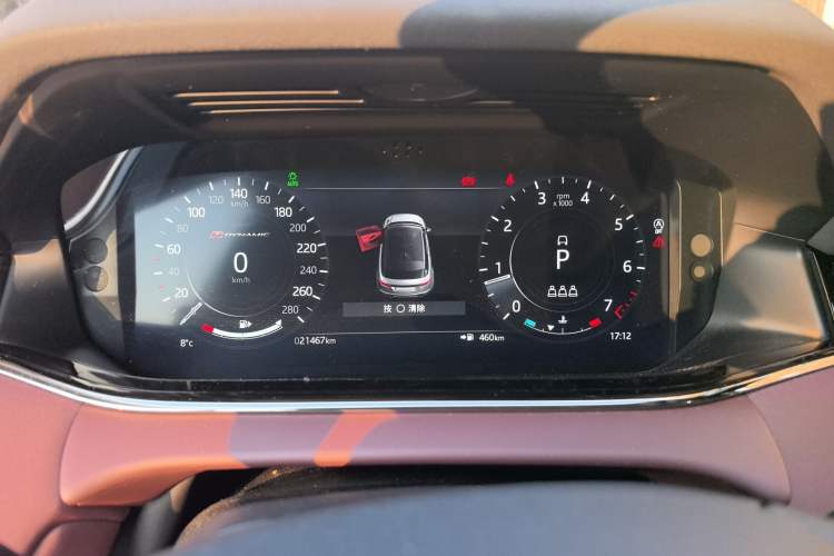 Used Land Rover Range Evoque 2022 Facelifted Aurora L 249 PS R-Dynamic Luxury Edition Instrument Cluster