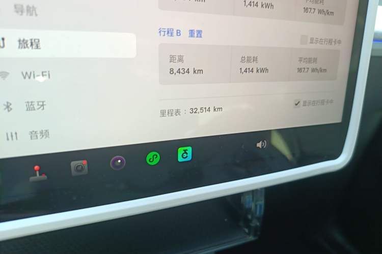 Used Tesla Model Y 2024 Rear-Wheel-Drive Version Odometer Close Up