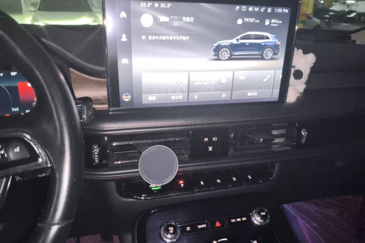 Used Lincoln Nautilus 2021 2.0T Four-Wheel Drive Luxury Edition Audio And AC Panel