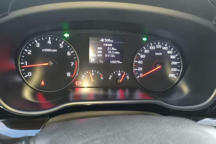Used Kia K4 2017 1.8L Automatic GL Odometer Close Up