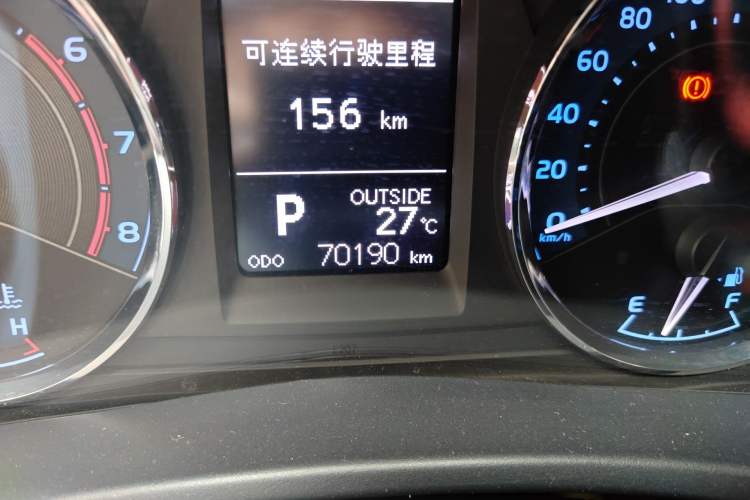 Used Toyota Corolla 2017 Revised Version 1.2T S-CVT GL-i Odometer Close Up