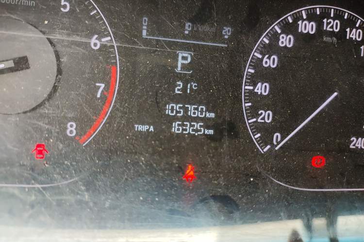 Used Honda Accord 2018 260TURBO Elite Edition China VI Odometer Close Up