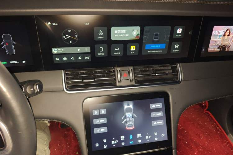 Used Li Auto ONE 2020 Extended-Range 6-Seater Version Audio And AC Panel