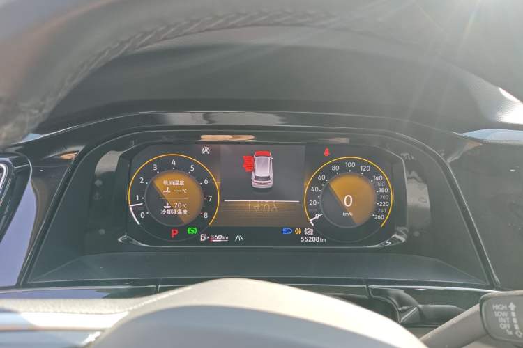 Used Volkswagen Teramont 2021 530 V6 Four-Wheel Drive Prestige Luxury Edition Instrument Cluster