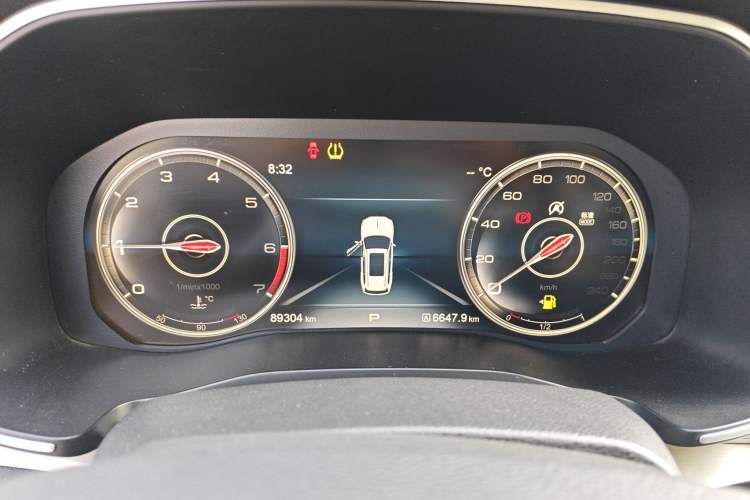 Used Hongqi HS7 2022 3.0T Automatic All-Wheel Drive ZhiLian Flagship Edition Five Seats Instrument Cluster