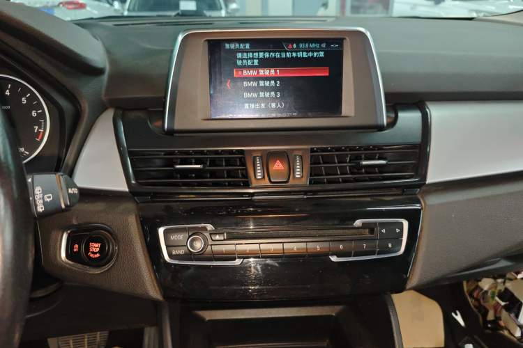 Used BMW 2 Series Active Tourer 2016 218i Leading Model Audio And AC Panel