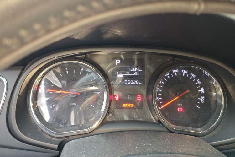 Used Citroen C3-XR 2017 230THP Automatic Pioneer Model Odometer Close Up