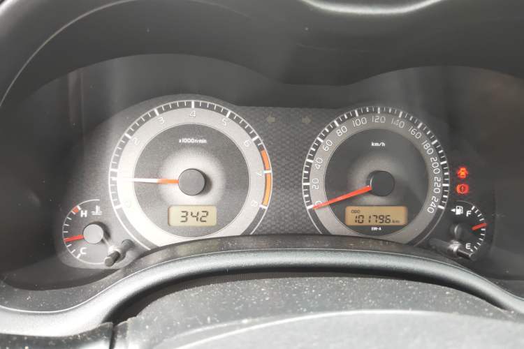 Used Toyota Corolla 2013 Special Edition 1.6L Manual Cool GL Model Instrument Cluster