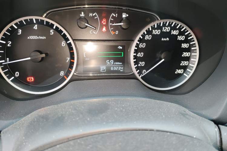 Used Nissan Sylphy 2022 Classic 1.6XL CVT Luxury Edition Odometer Close Up