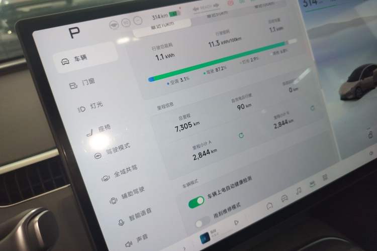 Used XPeng MONA M03 2025 600 with Ultra-Long Range Max Instrument Cluster