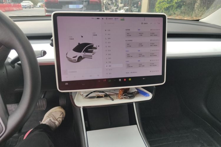 Used Tesla Model 3 2020 Standard Range Rear-Wheel Drive Upgraded Version Audio And AC Panel