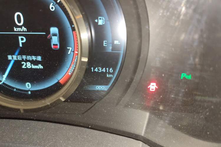 Used Lexus IS 2013 250 F SPORT Odometer Close Up