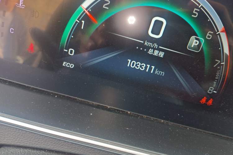 Used GAC Trumpchi M6 2021 PRO 270T DCT Luxury Edition Odometer Close Up