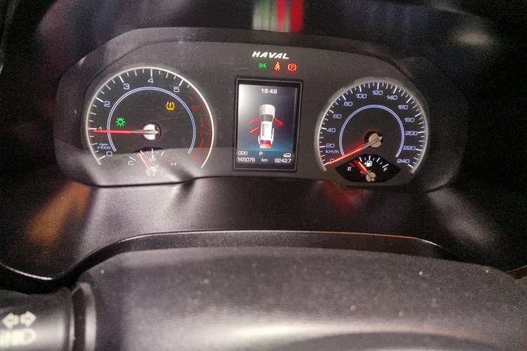 Used Haval H2s 2017 Blue Label 1.5T Dual-Clutch Luxury Model Odometer Close Up