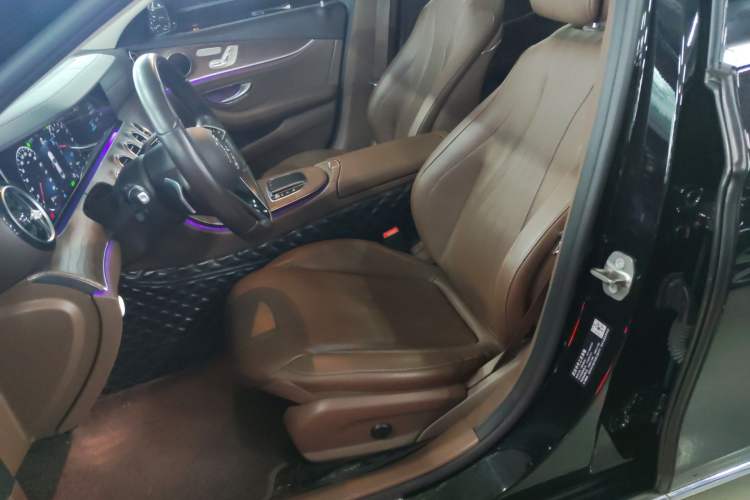 Used Mercedes-Benz E-Class New Energy 2021 E 350 e L Plug-in Hybrid Sedan Left Front Seat