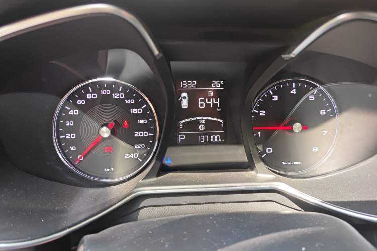 Used MG 6 2018 20T Automatic Elite Smart Connect Version China VI Standard Instrument Cluster