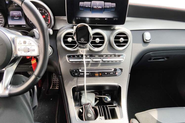 Used Mercedes-Benz GLC AMG 2017 AMG GLC 43 4MATIC Special Edition Audio And AC Panel