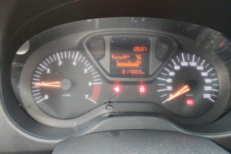 Used Citroen Elysee 2016 1.6L Manual Fashion Edition Odometer Close Up