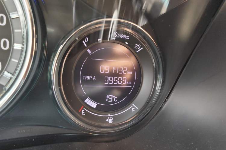 Used Honda City 2018 1.5L CVT Dynamic Edition Odometer Close Up